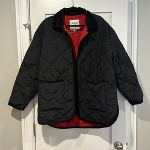 Alex Mill Quilted Work Jacket- Black, Size XL